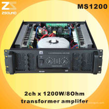 Amplificador de alta potência profissional (MS1200)